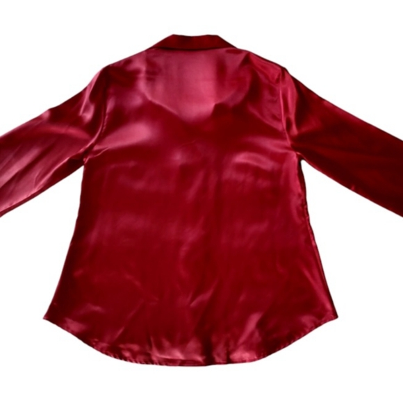 Vintage Victoria's Secret Satin Pajama Top, size S - Picture 4 of 13